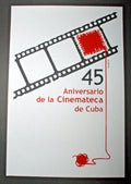 Original Cuban Movie Poster"ICAIC 45th Anniversary Serie"Very rare.art.Red Patch