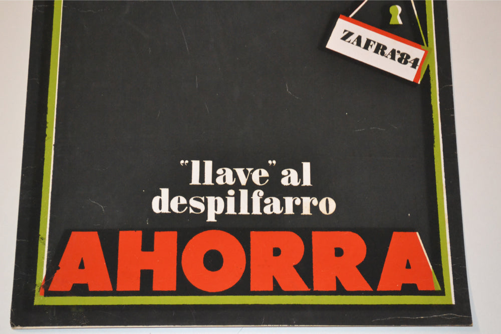 1984 Original SILKSCREEN Cuban Poster.Zafra.Sugar.Castro Revolution graphic art