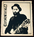 Original 1989 Cuban Concert Silkscreen Poster for Carlos Varela.Rock Music art