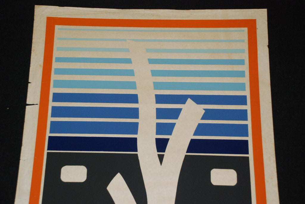 1989 Original Poster.Plakat.Affiche.affisch"Cinema Latin America Festival"Rare
