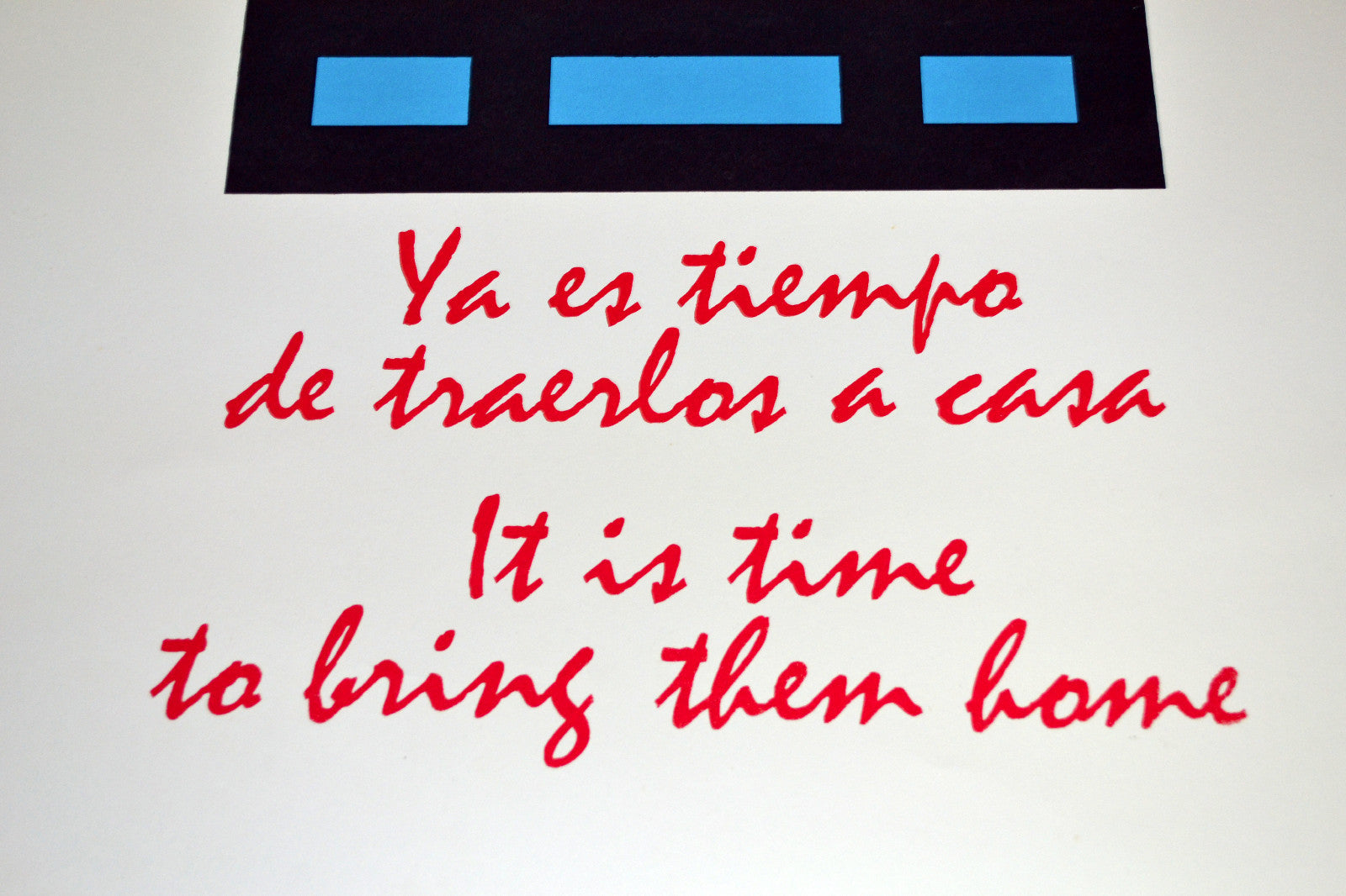 1996 Cuban SILKSCREEN Political Poster.Puerto Rico Prisoners.Rivadulla SIGNED!