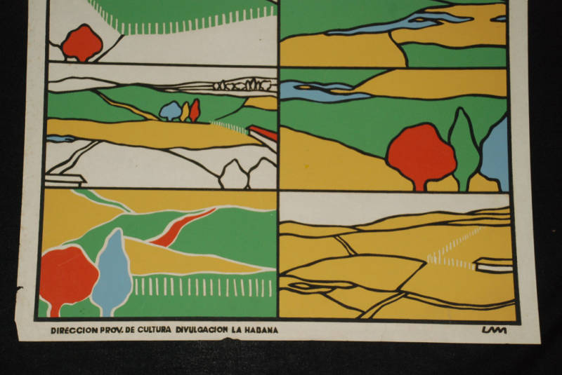 1984 Cuban Original Poster.Plakat.Affiche.affisch.Landscapers.Valle Picadura.