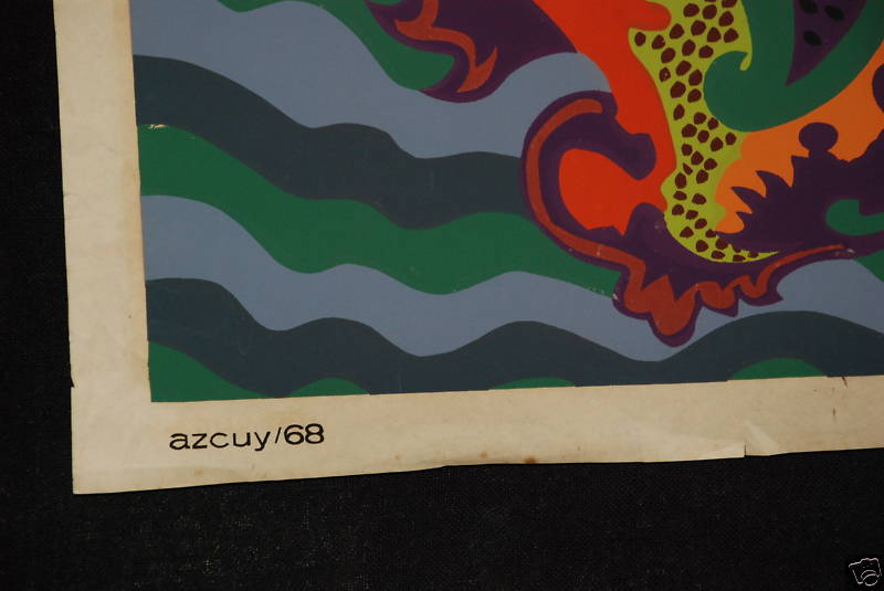 1968 Original Cuban Movie Poster.Plakat.Affiche.affisch"Short Summer"Swedish