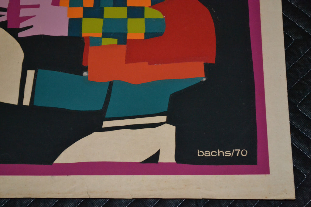 1970 Original Cuban Movie Poster"Vil Seduccion"Spain art film.Jose Maria Forque