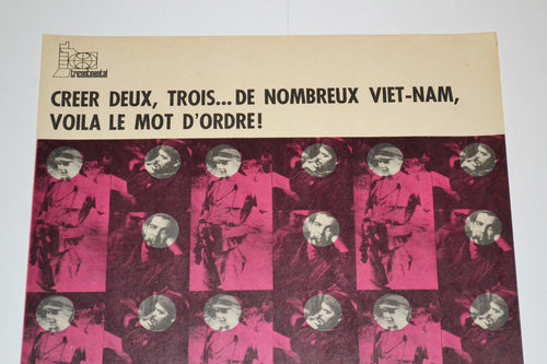 1967 Original Cuban OSPAAAL Poster.CHE GUEVARA.Historical importance.Art.Vietnam