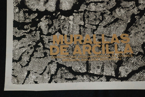 1971 Original Cuban Movie Poster"Clay Wall"Bertuccelli French art film.Argelia