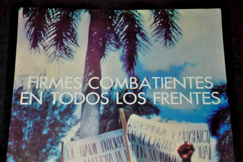 1986 Original Cuban Poster"Women Revolution.FMC art.Castro revolution afiche
