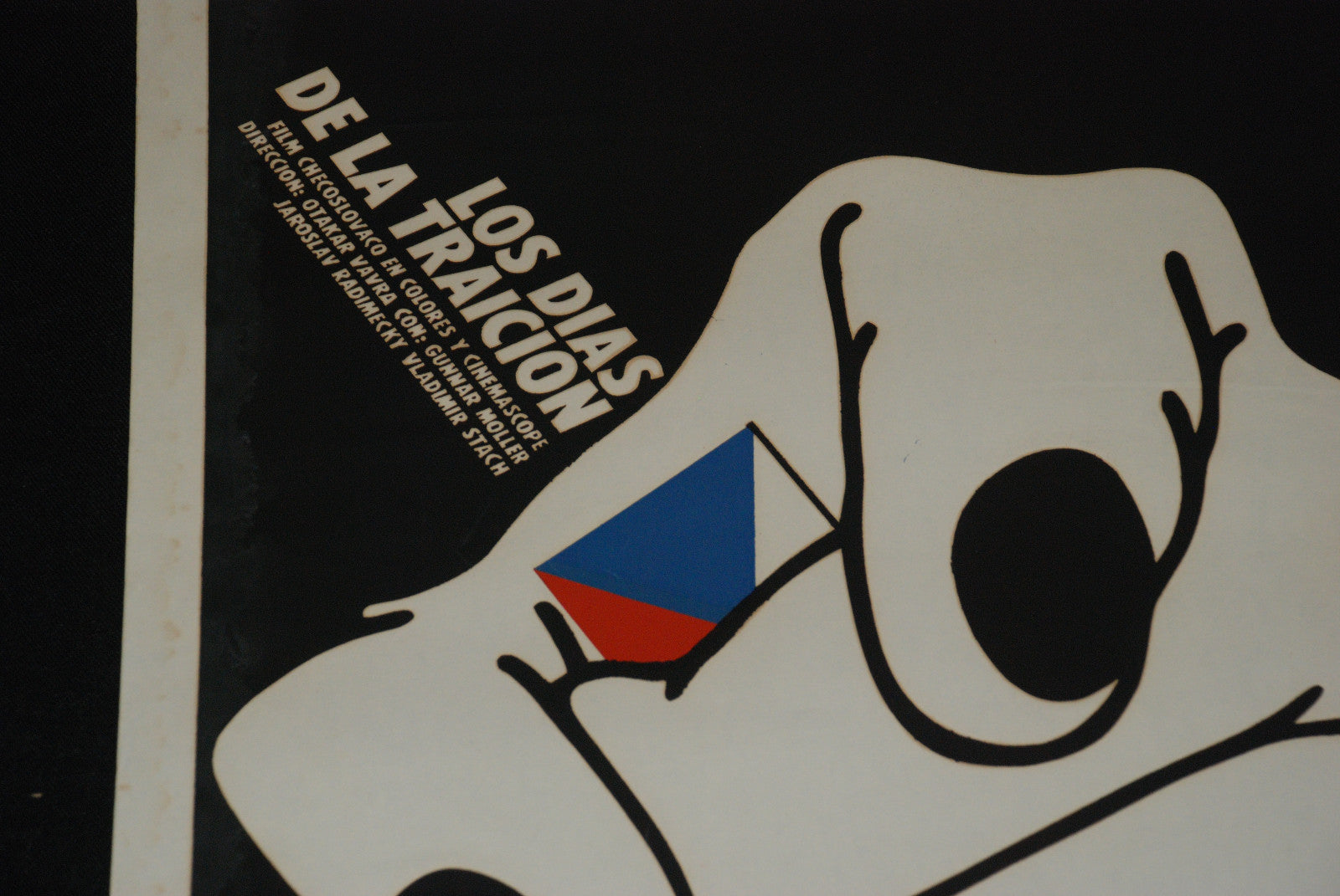 1975 Cuban ORIGINAL Movie Poster.Plakat.Affiche.affisch"Days of Treason"Czech