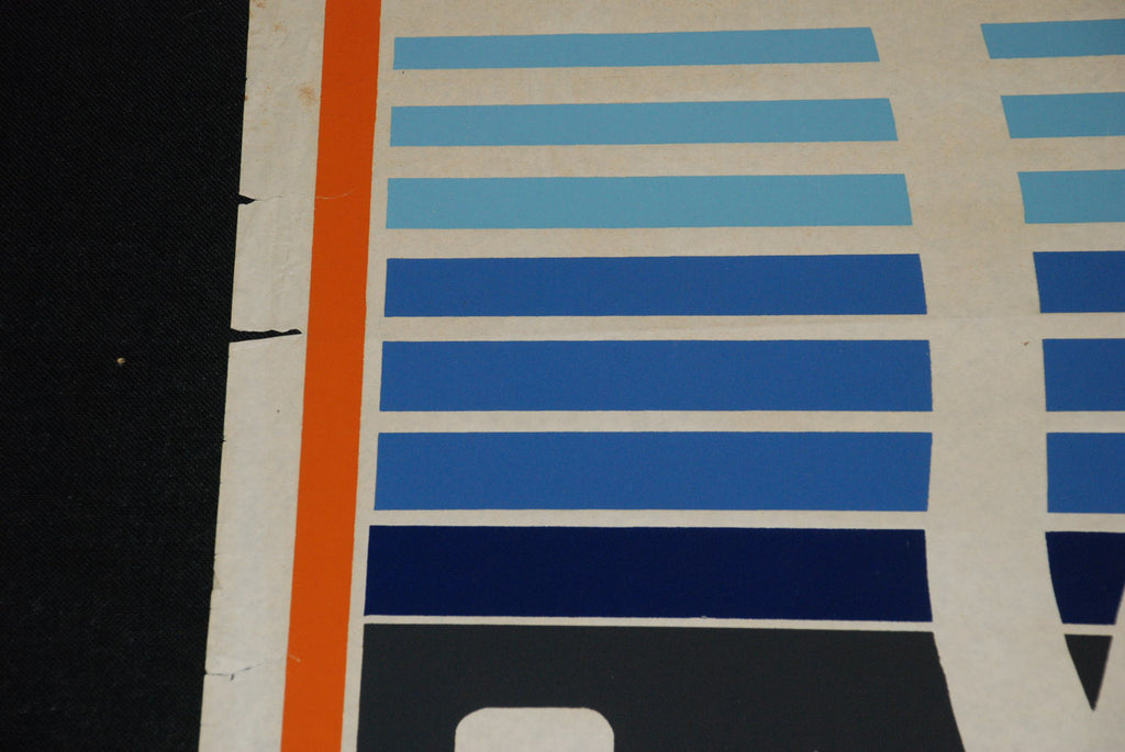 1989 Original Poster.Plakat.Affiche.affisch"Cinema Latin America Festival"Rare