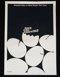 1976 Cuban Original Movie Poster"Born Community" Art.Nace una comunidad.B&W