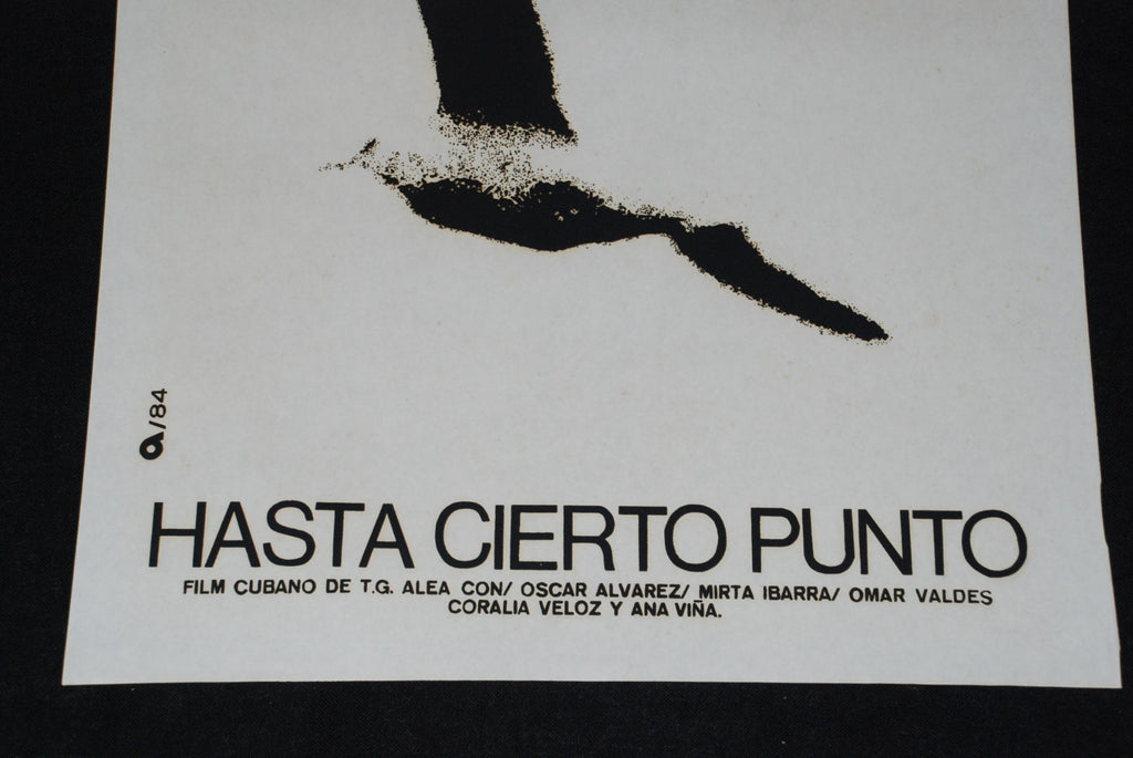 1984 Original Cuban Movie Poster.Plakat.Affiche.affisch"To Certain Point"Poem