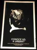 1973 Original Cuban Movie Poster"You Know URBAN?German film.Cerebral.B&W art
