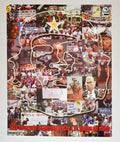 Original Cuba Political Poster.Cold War Graphics.Castro.Mandela.Arafat.Socialism