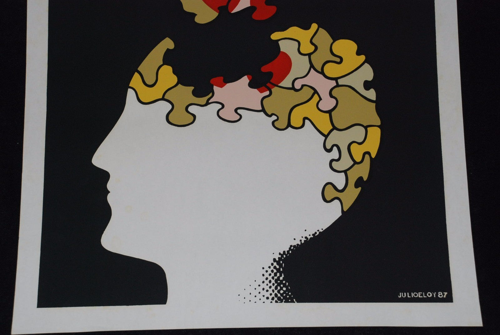 1987 Original Cuban Movie Poster.Plakat.Otra mujer"Another Woman"Puzzle.Mint art