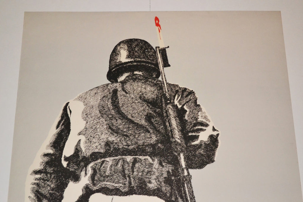 1980 Cuban OSPAAAL Political Poster.Cold War history.URUGUAY.Bloody Military art