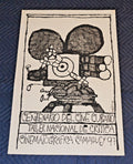 1997 Original Cuban Silkscreen Movie Poster.Century of Cuba Cinema.Camera art.