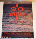 Original Cuban movie Poster.90 Millas Miles.CubanAmerican art.Exiles.Miami.