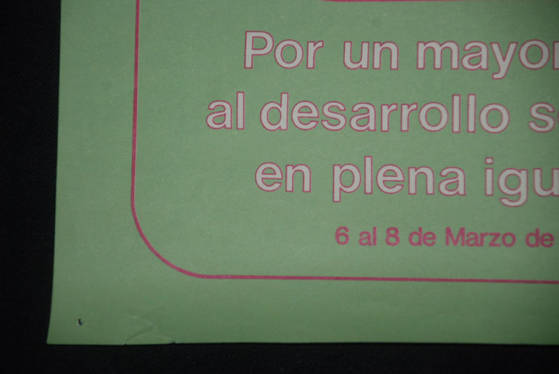 1990 Original Cuban Poster"Cuban Women Federation.FMC"Plakat.Affiche.Affisch