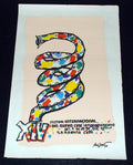 1992 Original Cuban Movie Poster"Festival Internacional del cine latinoamericano