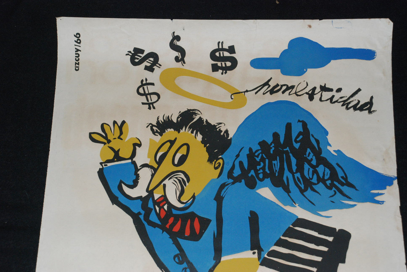 1966 Original Cuban Movie Poster.Plakat.Affiche.affisch"Million and Half"Money
