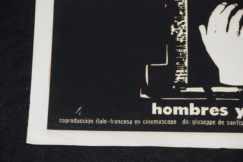 1974 Original Cuban Movie Poster.Plakat.Affiche.affisch"Men and Wolves"Italian