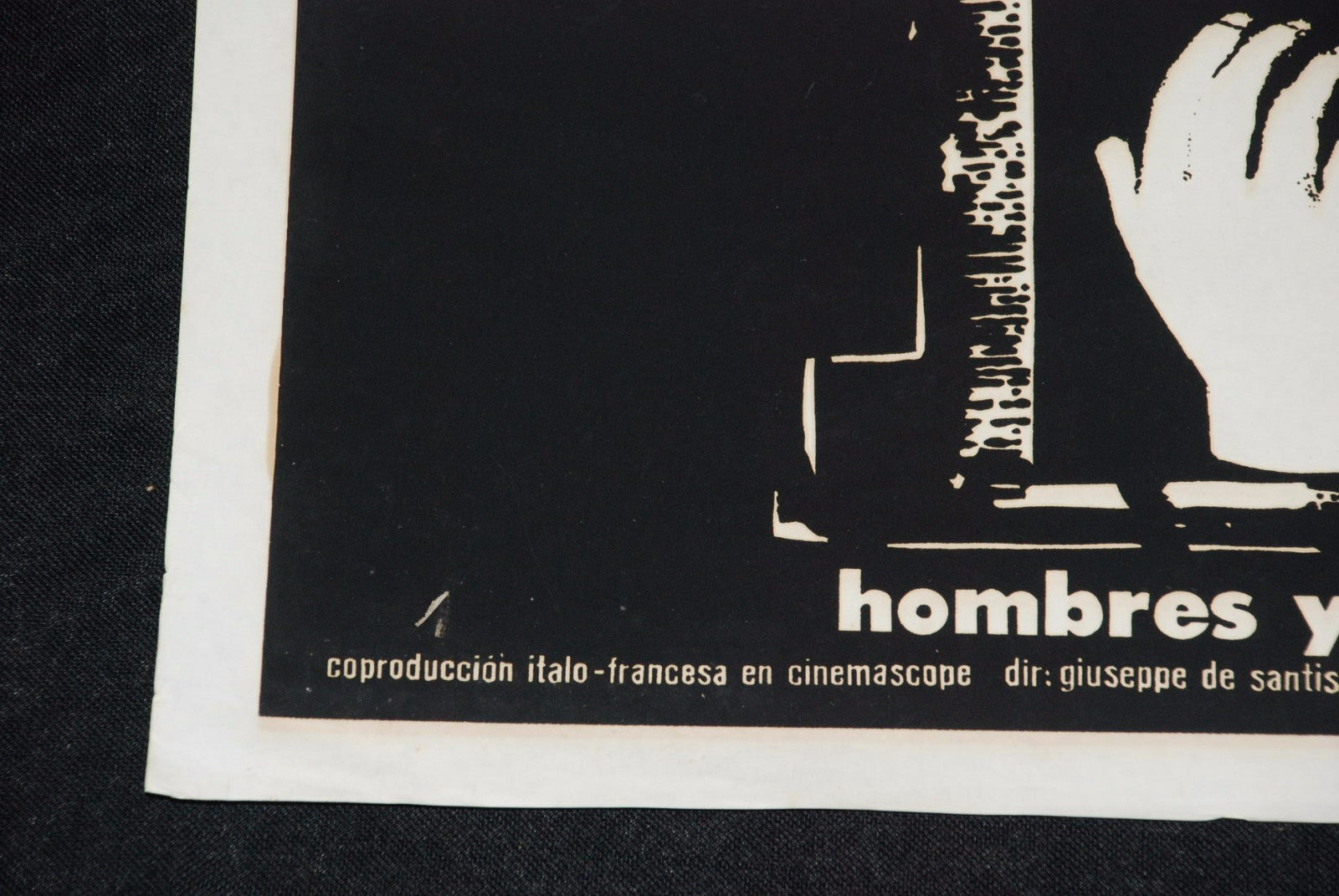 1974 Original Cuban Movie Poster.Plakat.Affiche.affisch"Men and Wolves"Italian