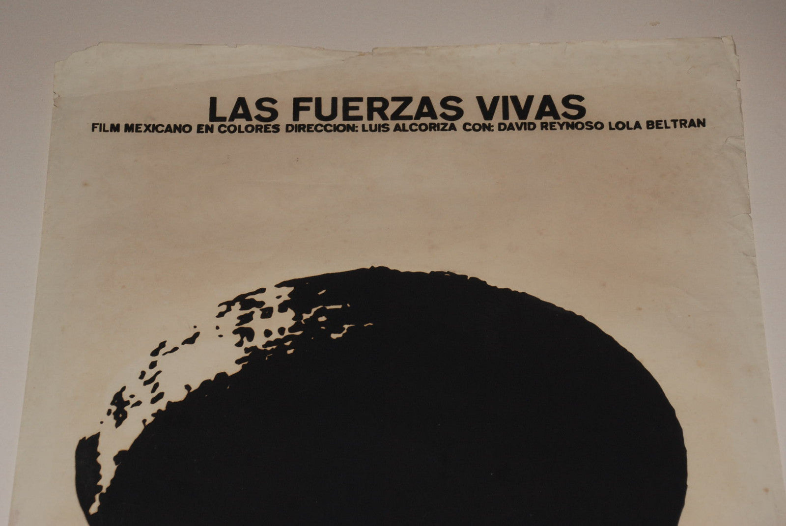 1973 Original Cuban Movie Poster"Strong Forces"Mexican film art by Luis Alcoriza