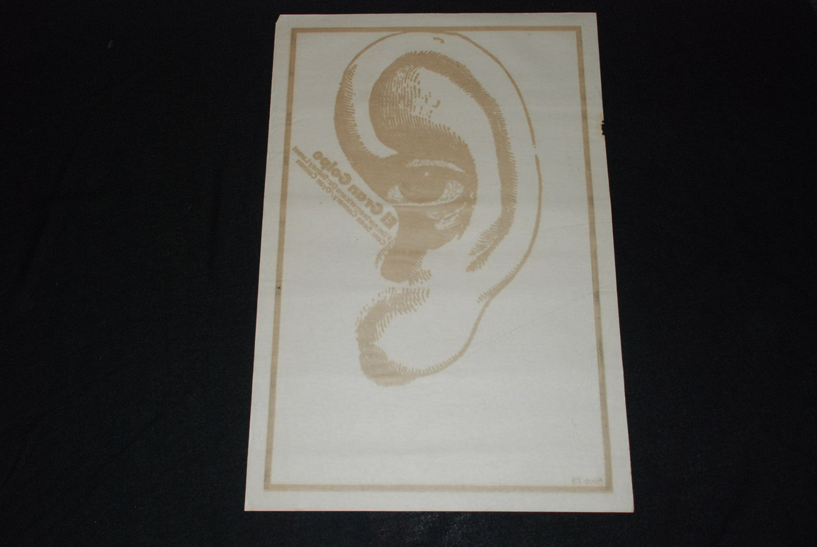 1973 Original Silkscreen Movie Poster"Big Hit"US film Anderson tapes.Lumet art