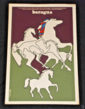 1986 Original Cuban SilkscreenMovie Poster.Plakat"BARAGUA"Runnin Horse art.Cuba