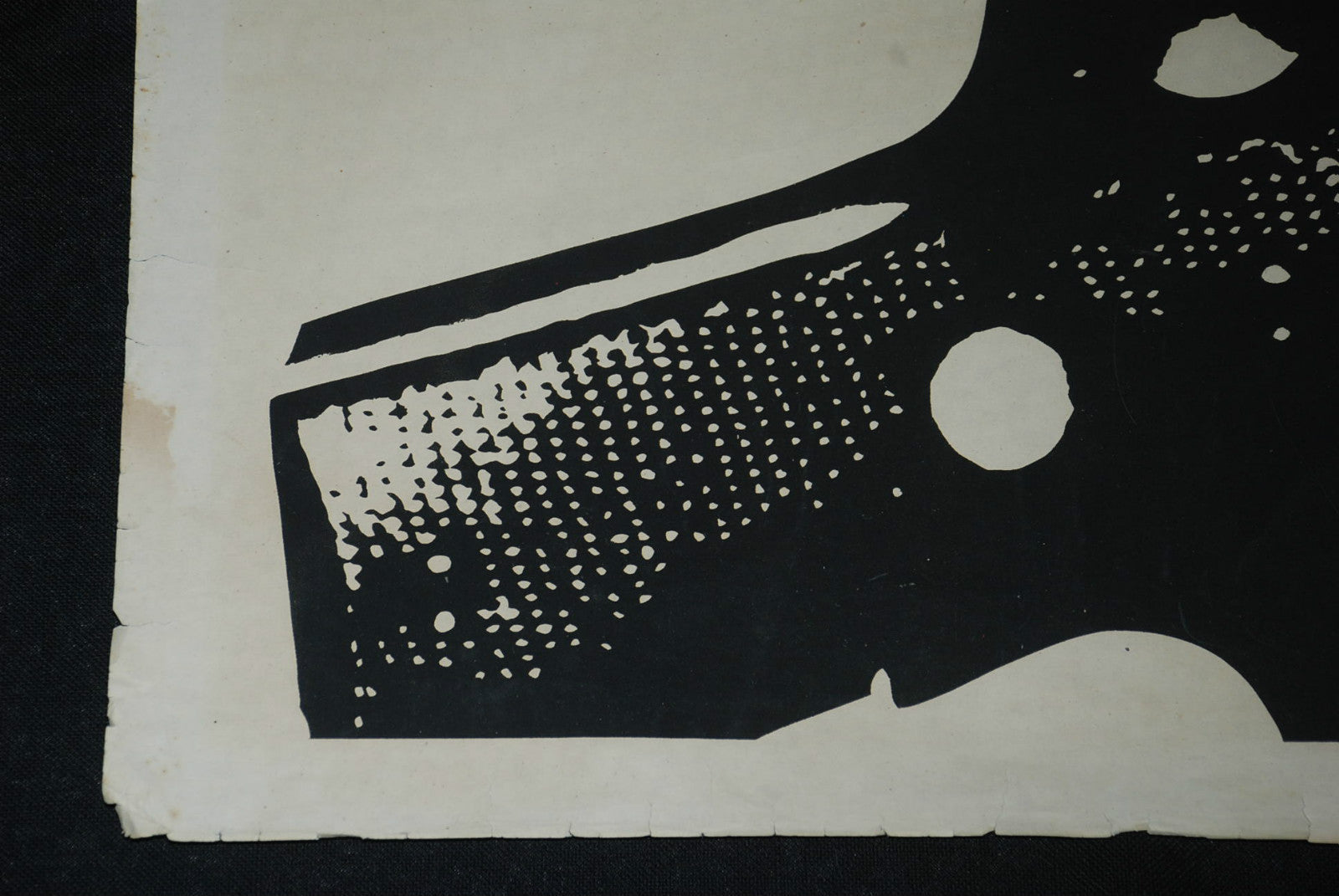 1970 Original Cuban Movie Poster"CONTRASEñA CORN"Detective spy Polish art film.