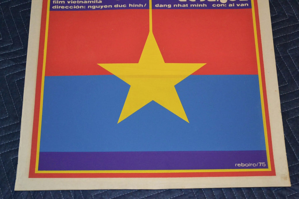 1975 Original Cuban Silkscreen Movie Poster.Nhung the girl from Saigon.Vietnam.