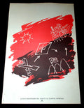 1990 Cuban Original Poster.26 of July.Castro Revolution.Moncada.Rare Cuba art.