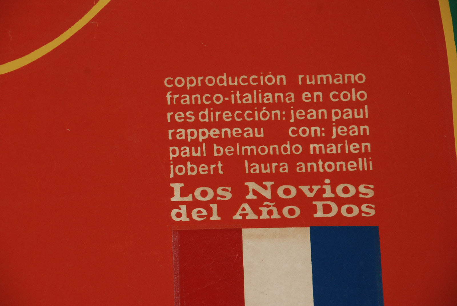 1972 Original Cuban Movie Poster"Novios Año 2"Belmondo.Jean Paul Rappeneau