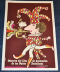 1981 Cuban ORIGINAL Movie Poster.Plakat.Affiche.affisch"Socialist Buffoon"art