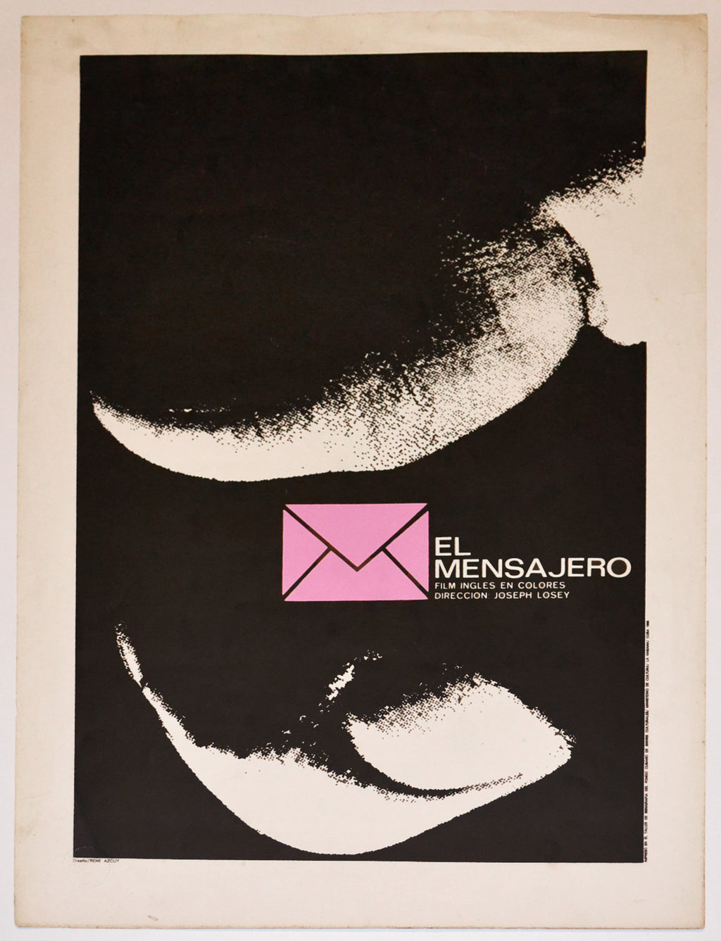 1988 Original Cuban Silkscreen Movie Poster"The Damned"British Joseph Losey art