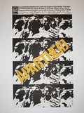 1975 Original Cuba Political Poster.South Africa.Apartheid.Cold War Graphic art