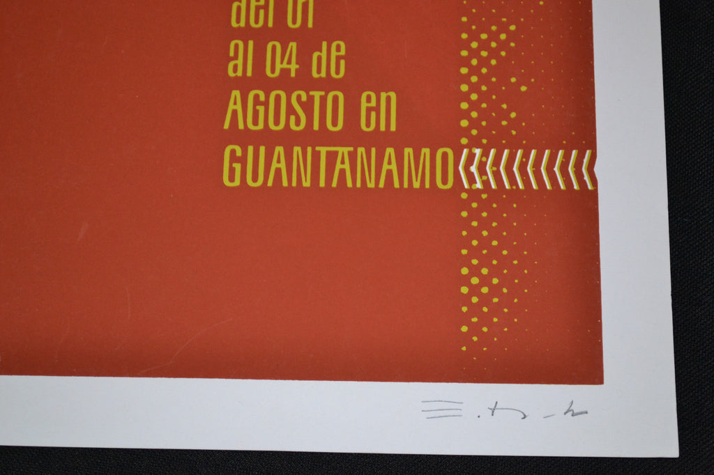 Original Cuban Movie Poster"Political Songs art"Limited edition.Afiche.Cartel
