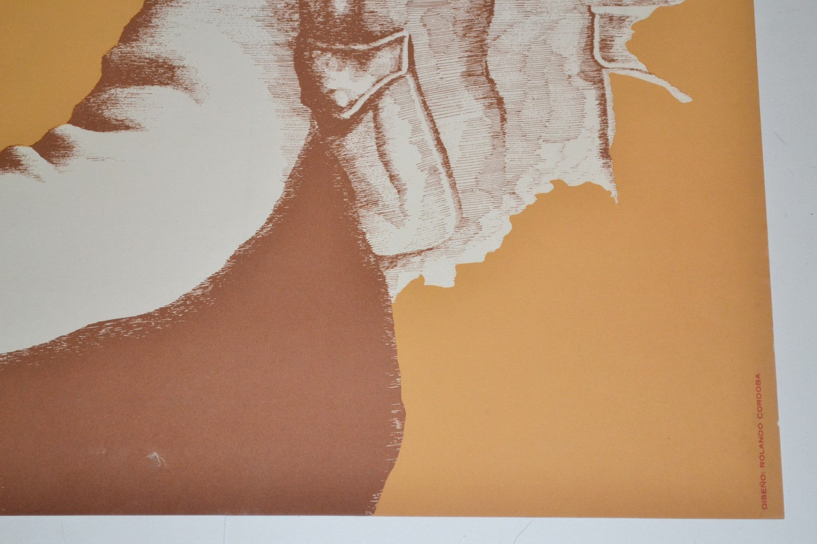 1978 Cuban Original Political Poster.MOZAMBIQUE.African.OSPAAAL art.