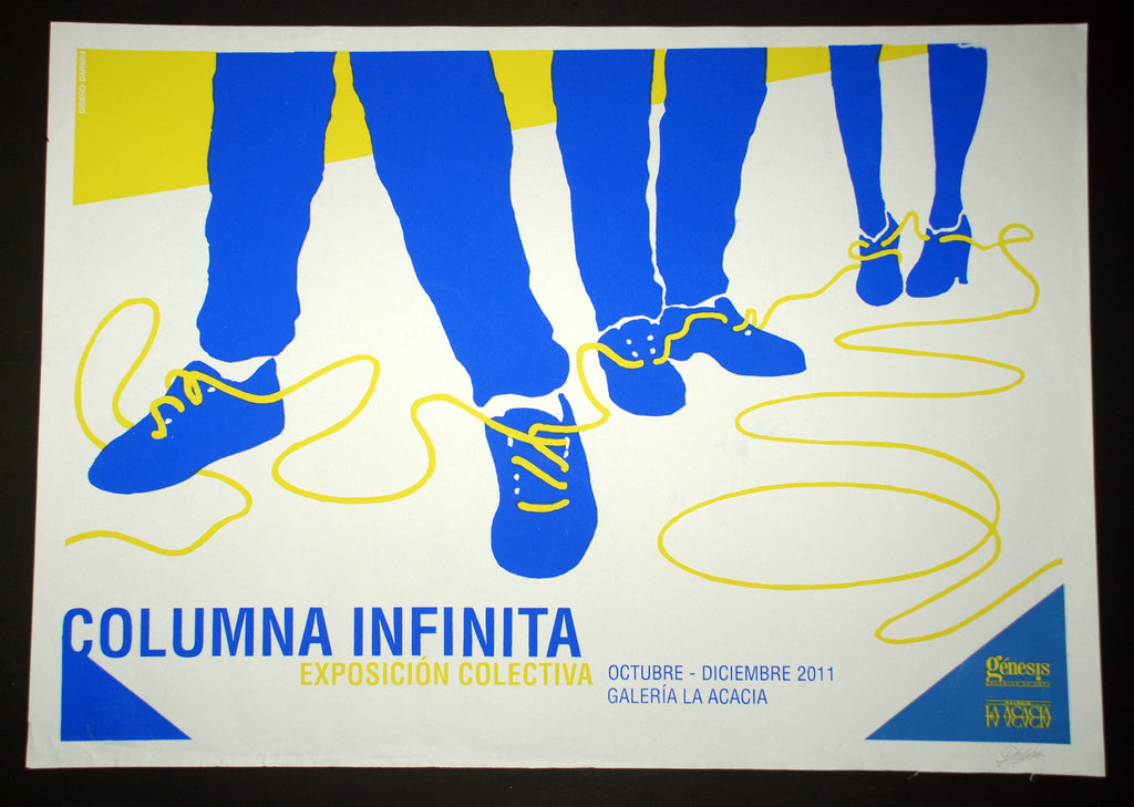 Original Cuban Movie Poster"INFINITE COLUMN Expo.La Acacia"SIGNED.Only Few Made