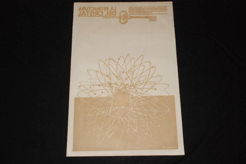 1976 Original Cuban Movie Poster"Crystal Structure"Handmade Silkscreen Art