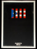1975 Cuban ORIGINAL Movie Poster.Plakat.Affiche.affisch"Puerto Rico"Silkscreen