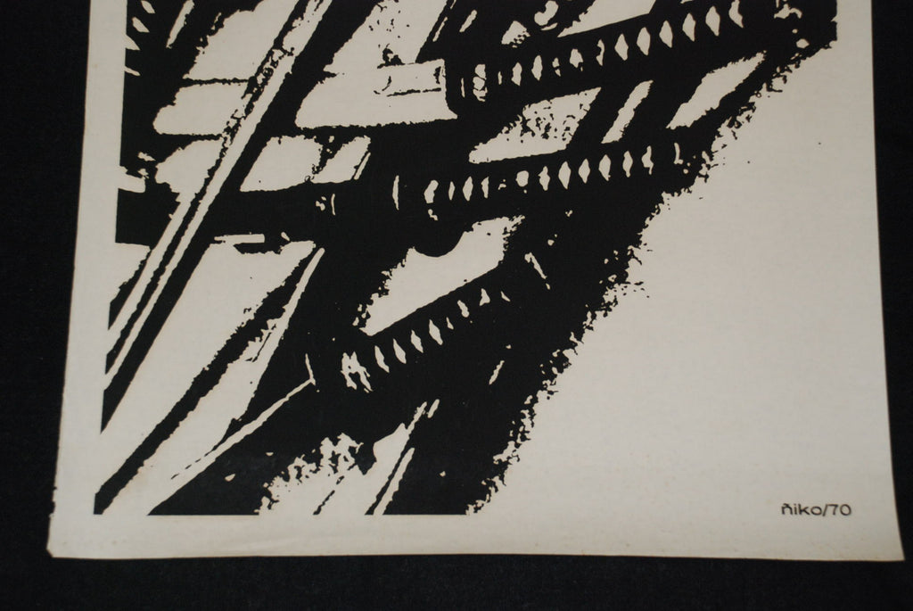 1970 Original Cuban Movie Poster"Samurai SWORDS"Katana.Japan.Hiroshi Inasaki art