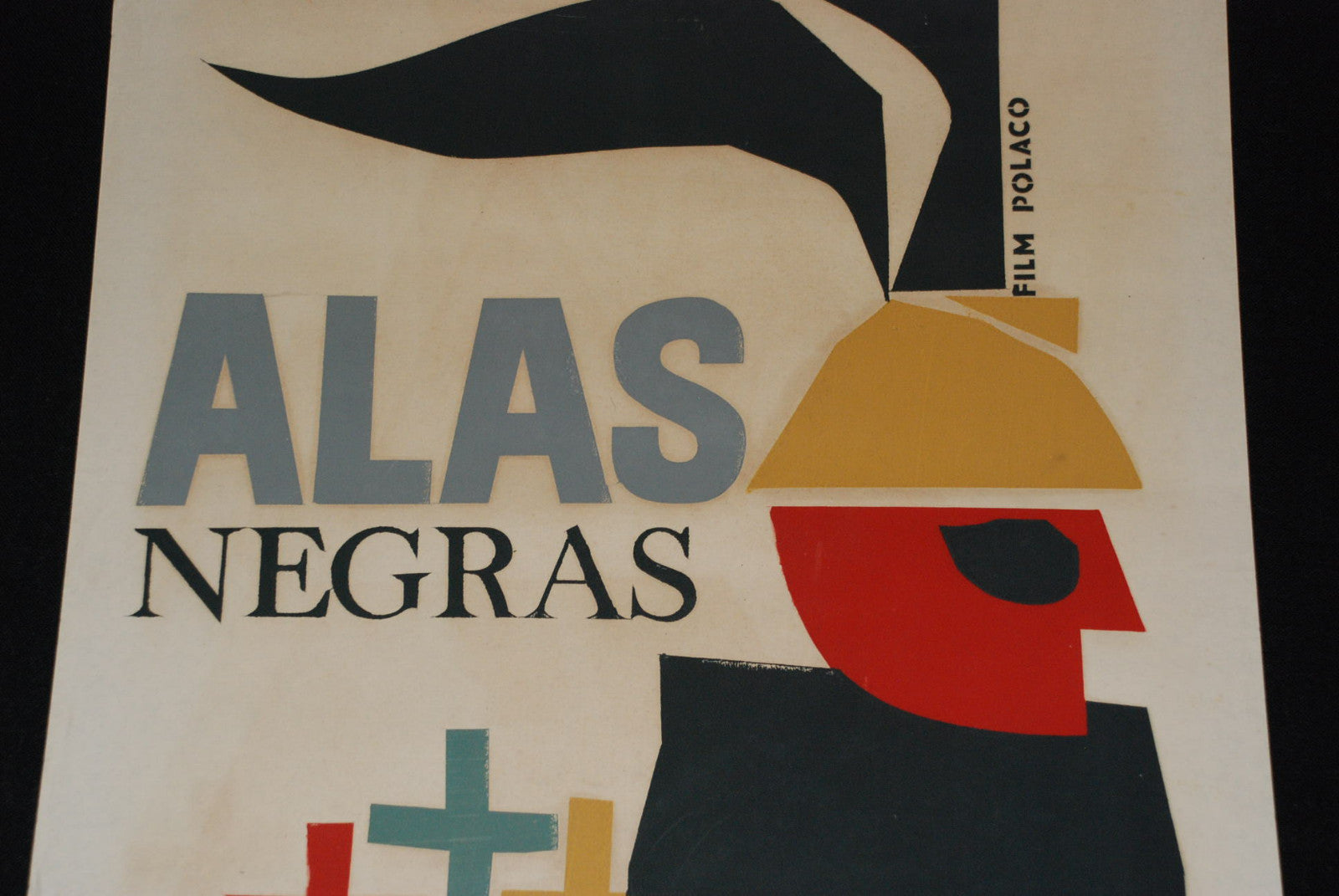 1966 Original Silkscreen Movie Poster"Wings"Poland Polish Ewa Czeslaw art film