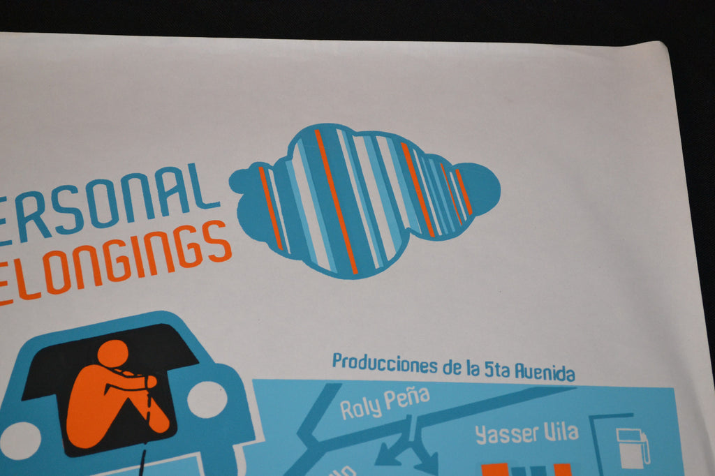 Original Cuban Movie Poster"Personal Belongings.Limited edition.Afiche.Cartel