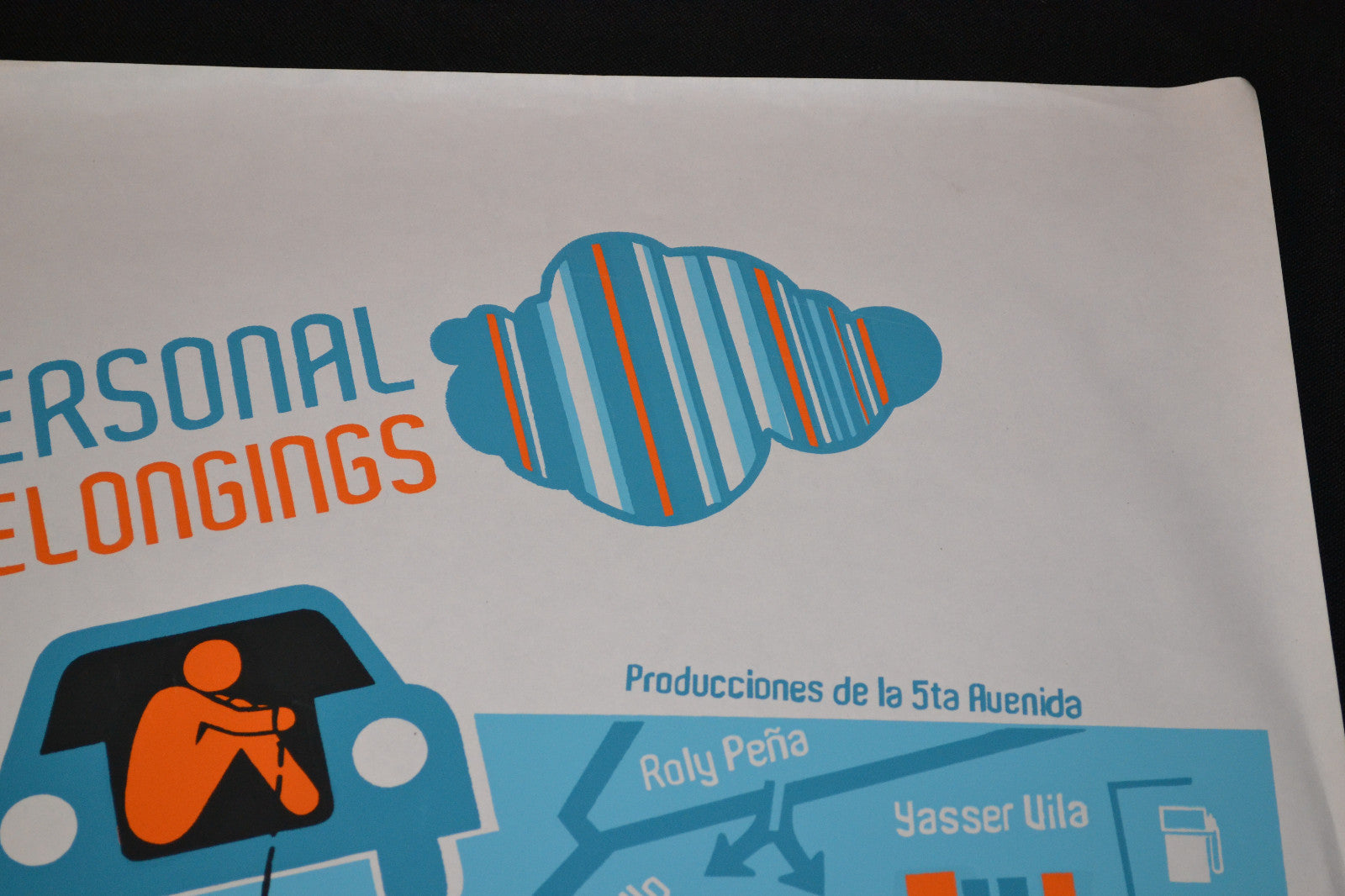 Original Cuban Movie Poster"Personal Belongings.Limited edition.Afiche.Cartel