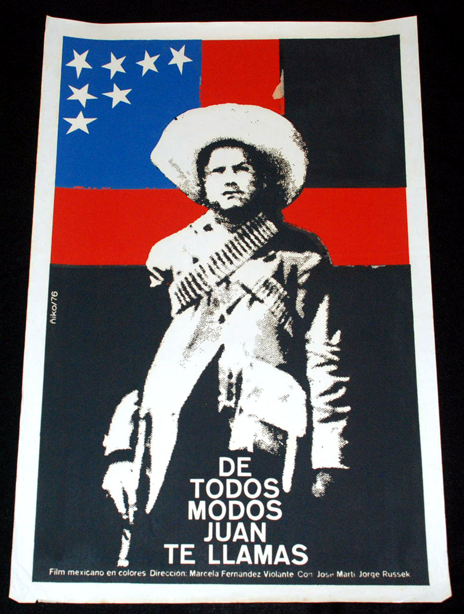 1976 Origin.Cuban Movie Poster.Plakat.Affiche.affisch"Juan The Mexican"Charro.