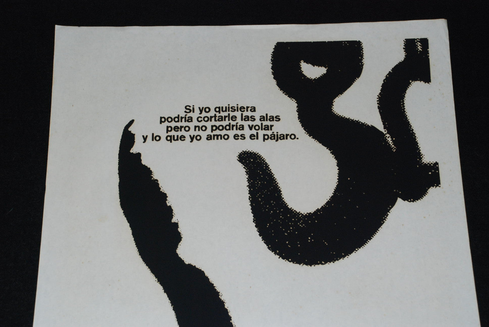1984 Original Cuban Movie Poster.Plakat.Affiche.affisch"To Certain Point"Poem