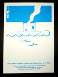Original Cuban Movie Poster"A Fight Vs the Demons and the SEA"Very FEw made.Art.
