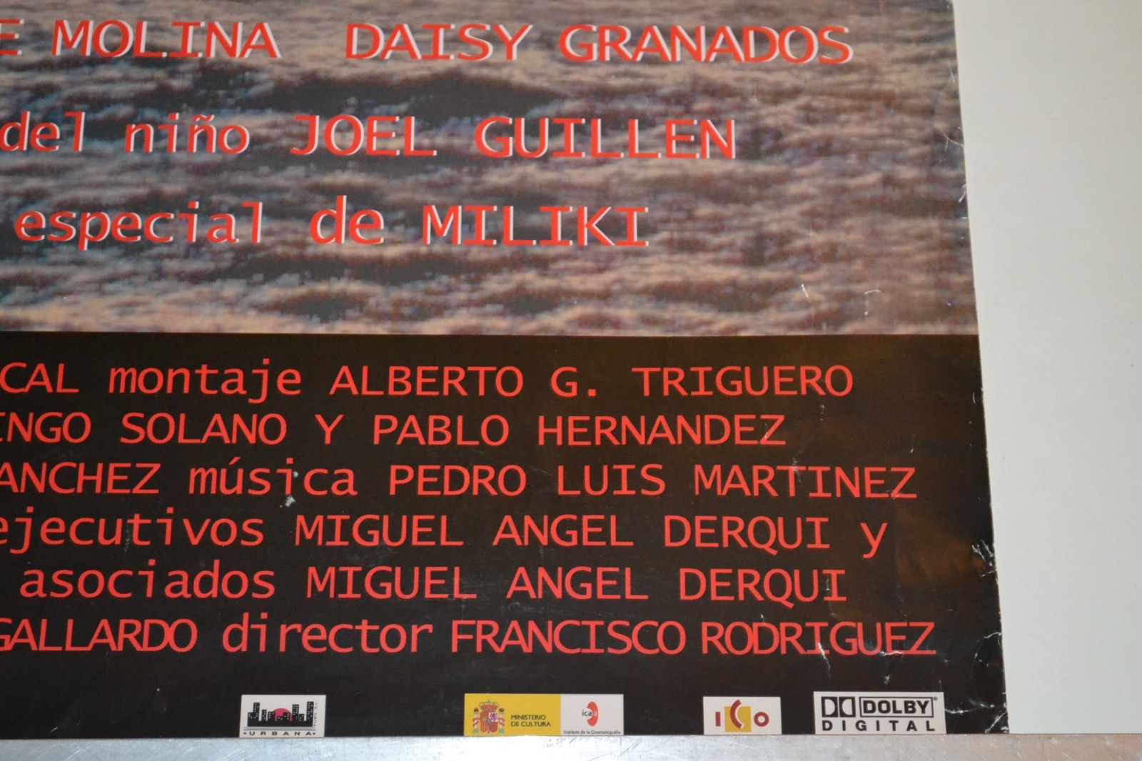 Original Cuban movie Poster.90 Millas Miles.CubanAmerican art.Exiles.Miami.