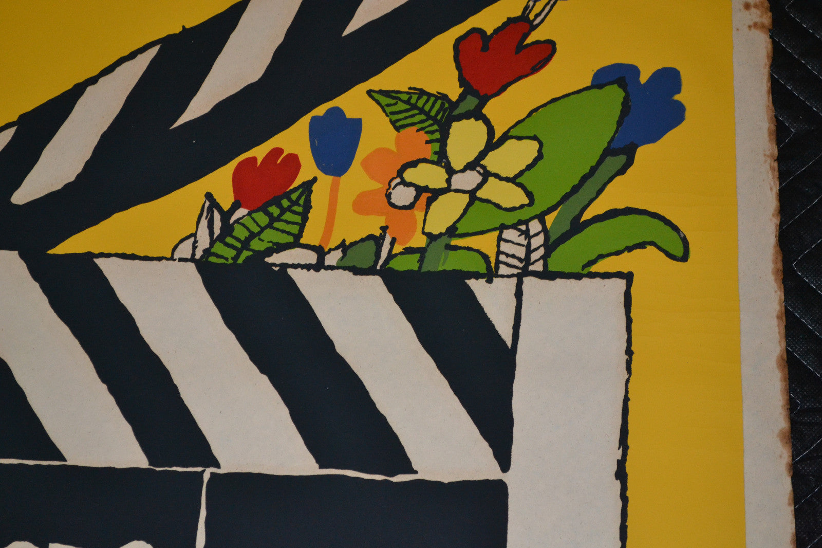 1982 Original Cuban Movie Poster.Tropical.Decade Cinema.New York Filmakers art
